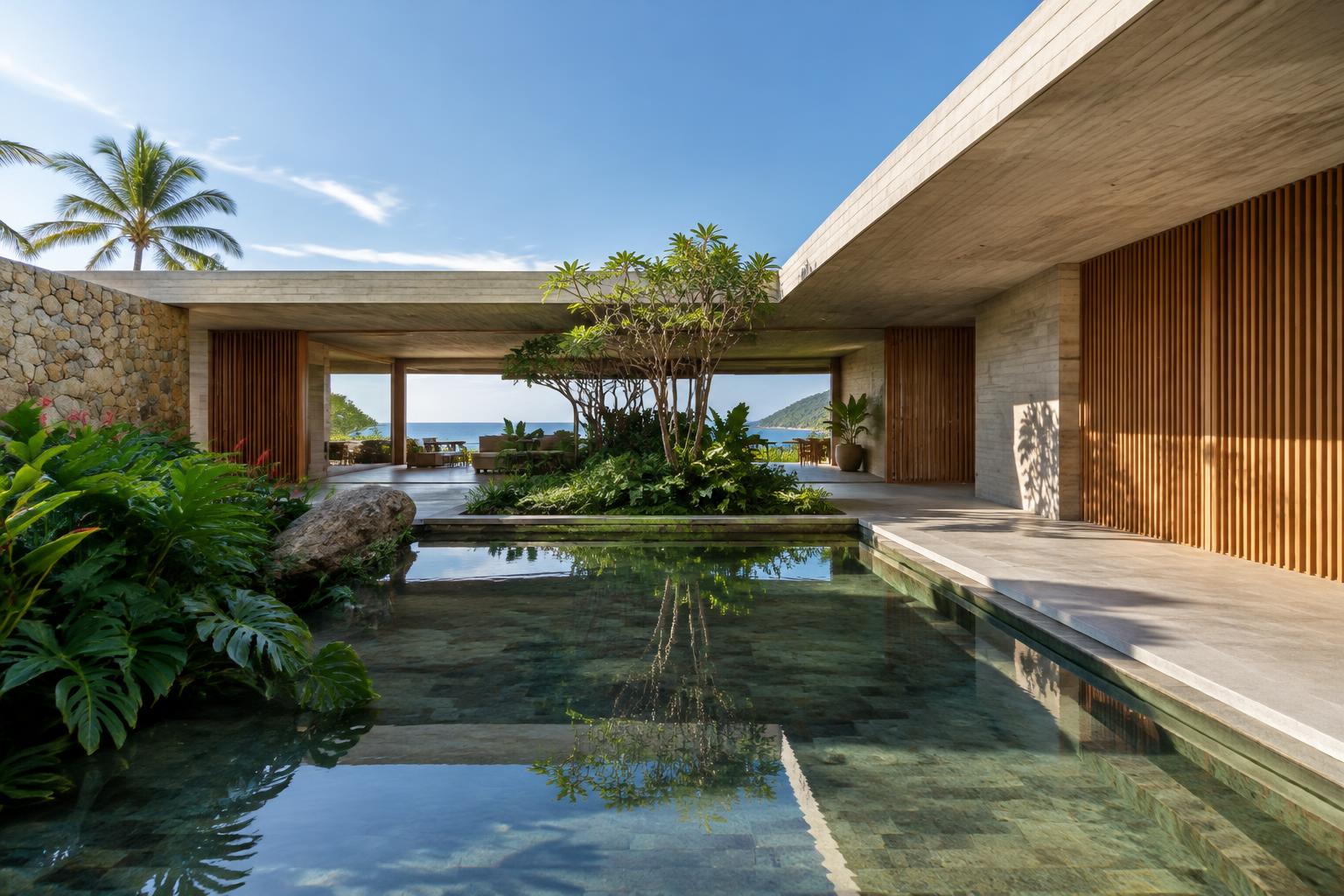 Casa Horizonte — estudo conceitual de arquitetura residencial