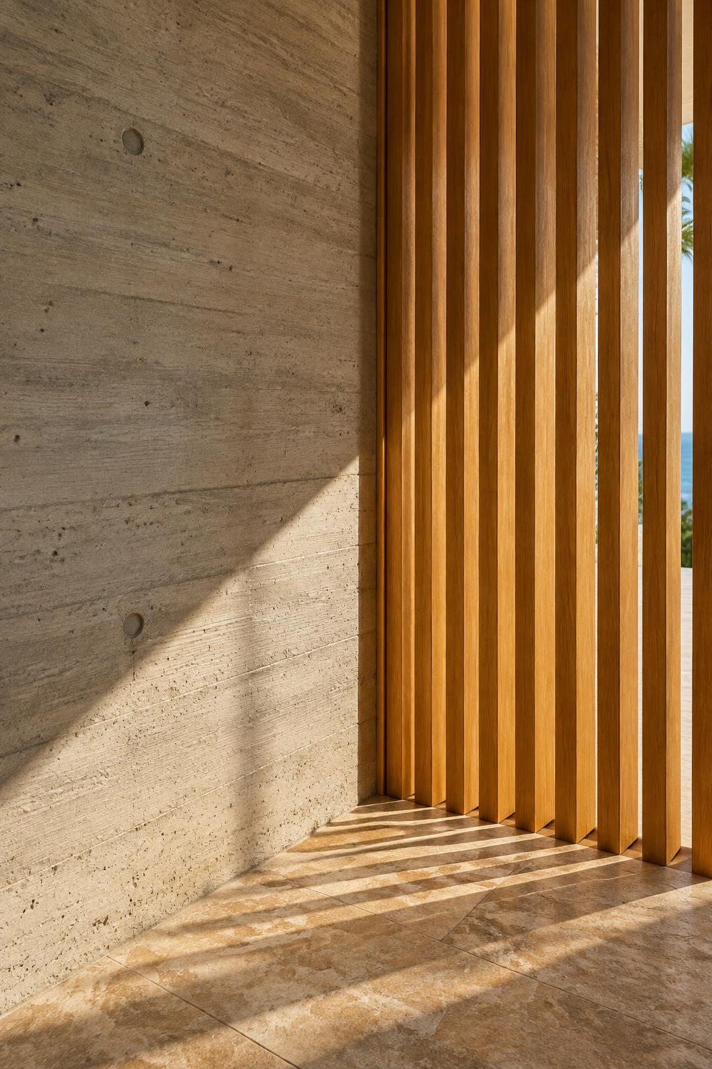 Casa Horizonte — detalhe de materiais