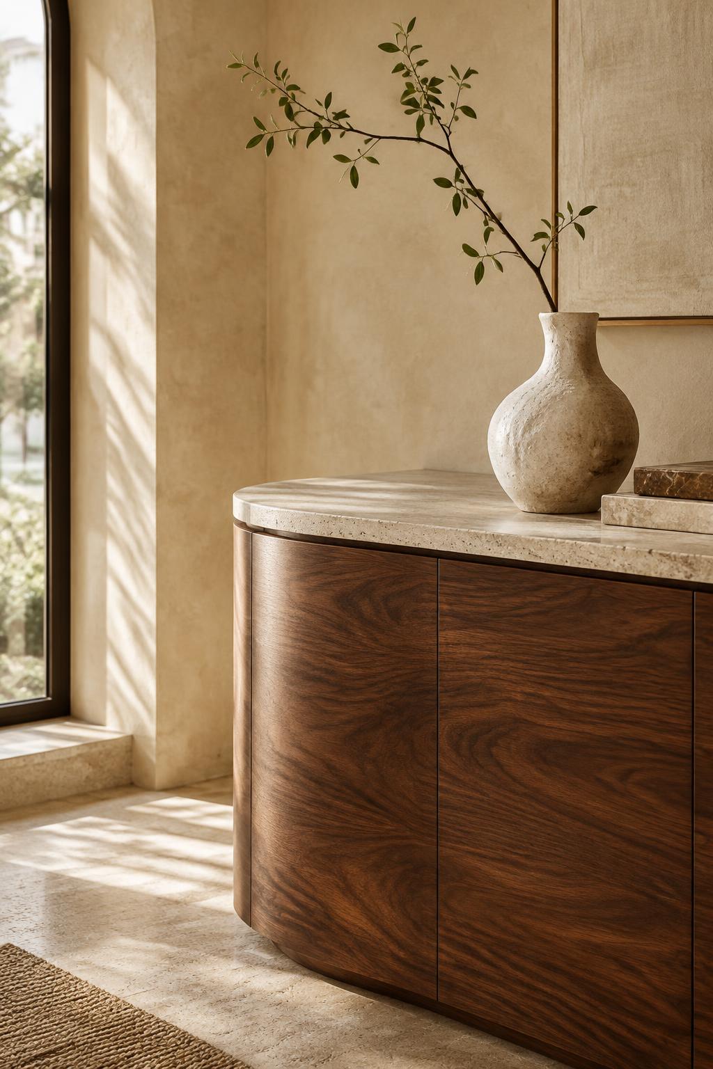 Apartamento Linha — detalhe de materiais