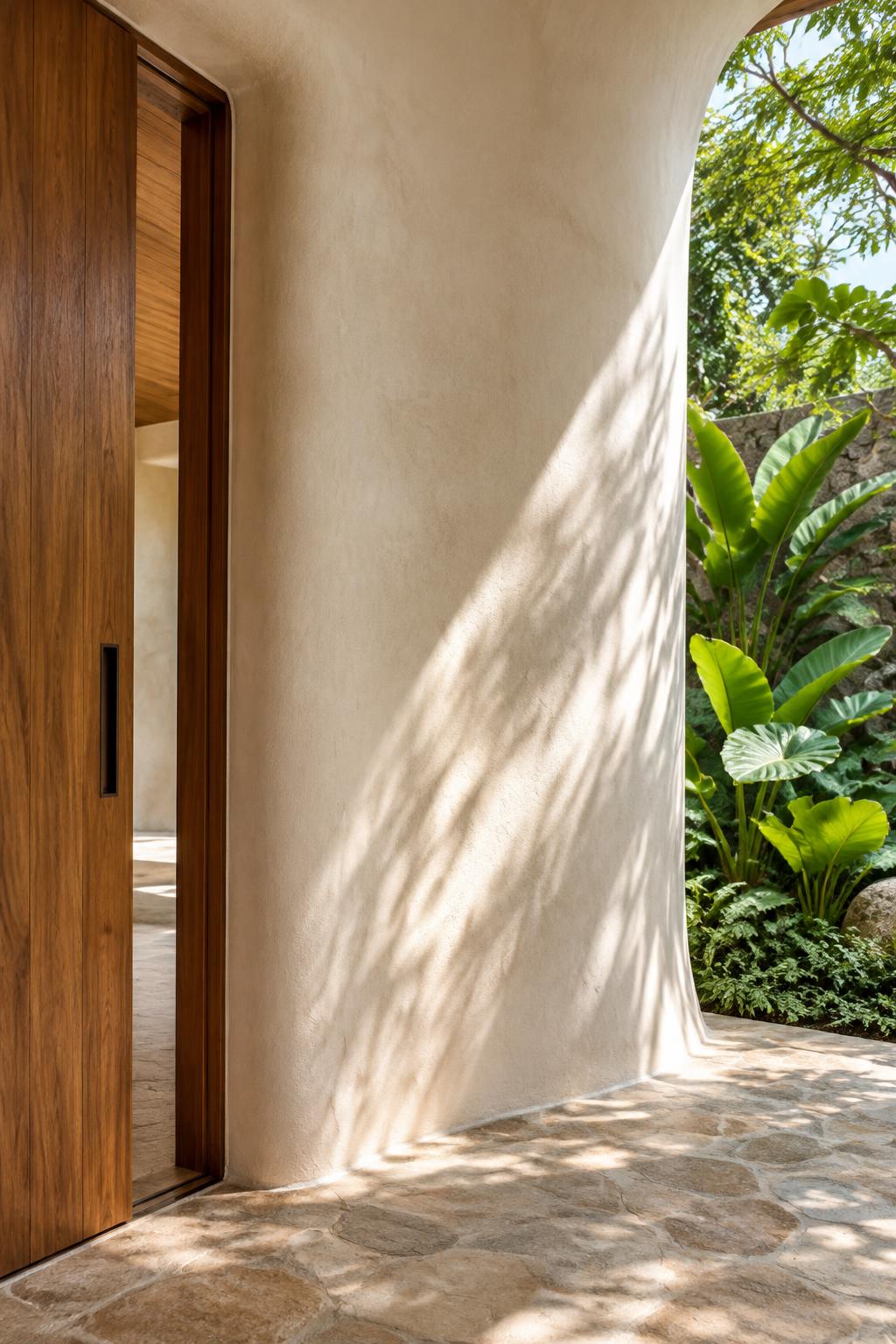 Casa Pátio — detalhe de materiais